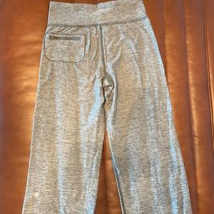 LULULEMON boot cut gray yoga pant